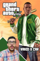 پوستر استریم جی‌تی‌ای ۵ - وحید ایکس کار