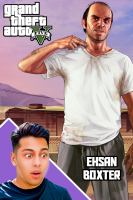 پوستر استریم جی‌تی‌ای ۵: چالش از فقیری تا پولداری- احسان باکستر