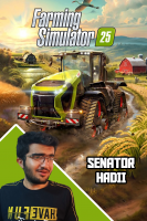 پوستر استریم شبیه‌ساز کشاورزی ۲۰۲۵ - سناتور هادی