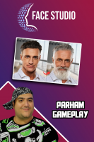 پوستر تغییر صدا و چهره با پرهام گیم پلی