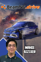 پوستر استریم شبیه‌ساز تصادف ماشین - مهدی بیزیکسر