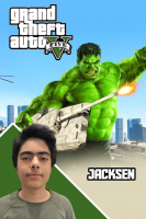 پوستر استریم هالک در جی‌تی‌ای ۵ - جکسن