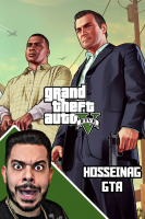 پوستر استریم جی‌تی‌ای ۵: داستان‌‌های عاطفه و منصور - حسین ‌ای‌جی جی‌تی‌ای