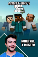 پوستر استریم جی‌تی‌ای در ماینکرفت - ابوالفضل ایکس مستر