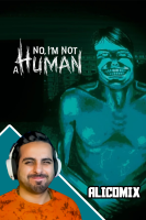 پوستر استریم نه من انسان نیستم - علی کامیکس
