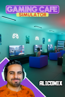 پوستر استریم شبیه‌ساز گیم‌نت - علی کامیکس