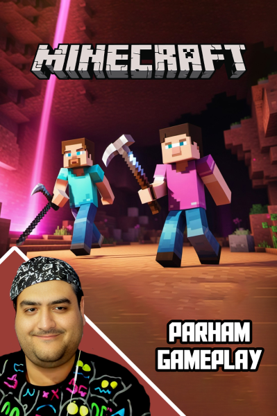 استریم ماینکرفت دو نفره سری هفدهم - پرهام گیم پلی