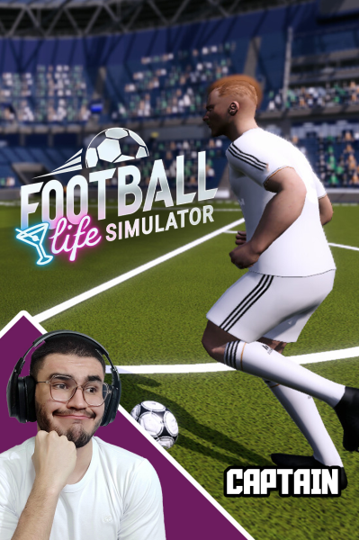 پوستر استریم شبیه‌ساز زندگی یک فوتبالیست - کاپیتان