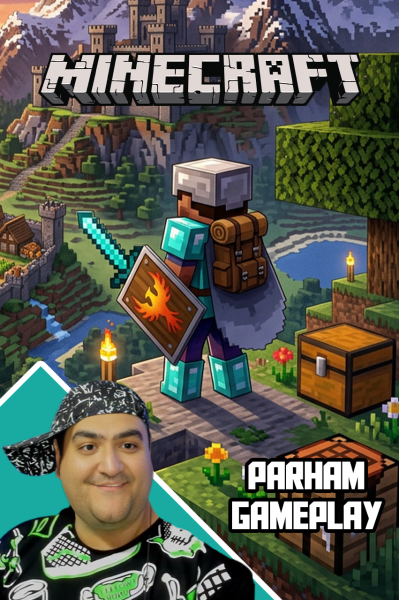 پوستر استریم ماینکرفت دو نفره سری نوزدهم - پرهام گیم پلی