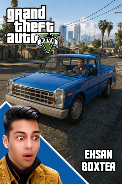 پوستر استریم جی‌تی‌ای ۵: نیسان آبی - احسان باکستر