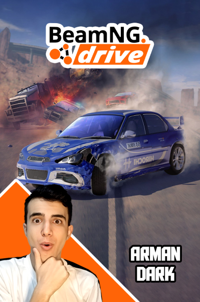 پوستر استریم شبیه‌ساز تصادف - آرمان دارک