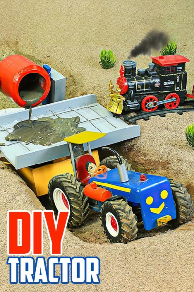 پوستر تراکتورها در مزرعه