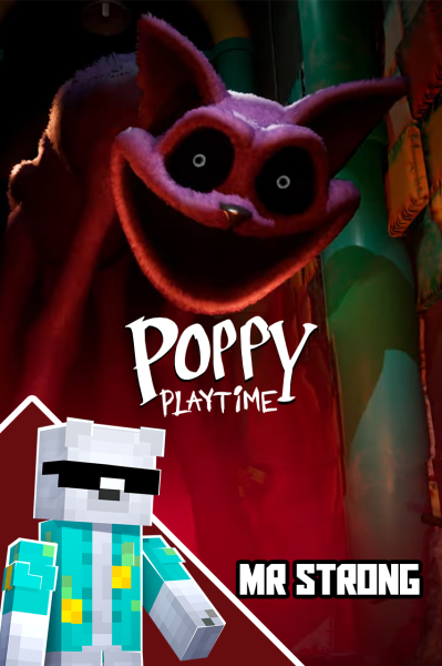 پوستر استریم پاپی پلی تایم - مستر استرانگ