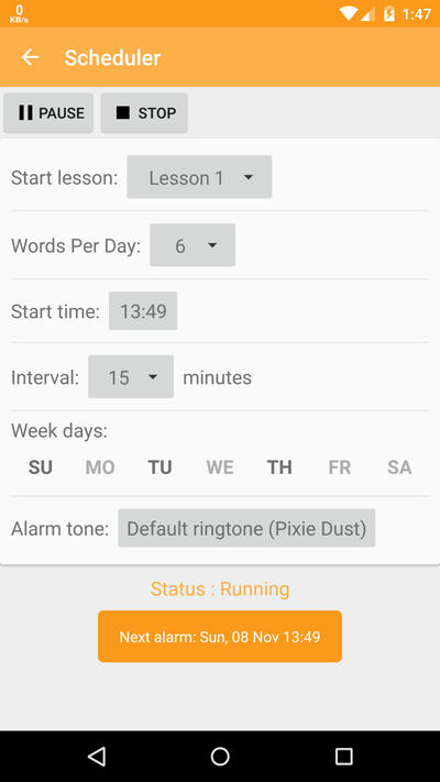 اسکرین شات 6 برنامه لغات کاربردی آزمون GRE