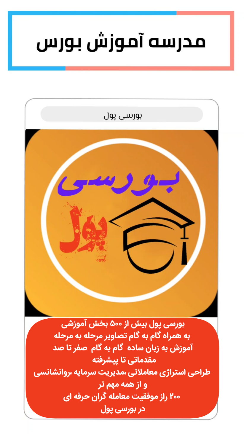 اسکرین شات 10 برنامه بورسی پول(مدرسه بورس)