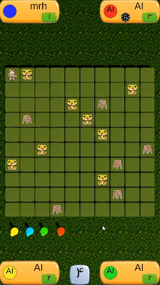 اسکرین شات 2 بازی منچ و مار و پله همیشگی