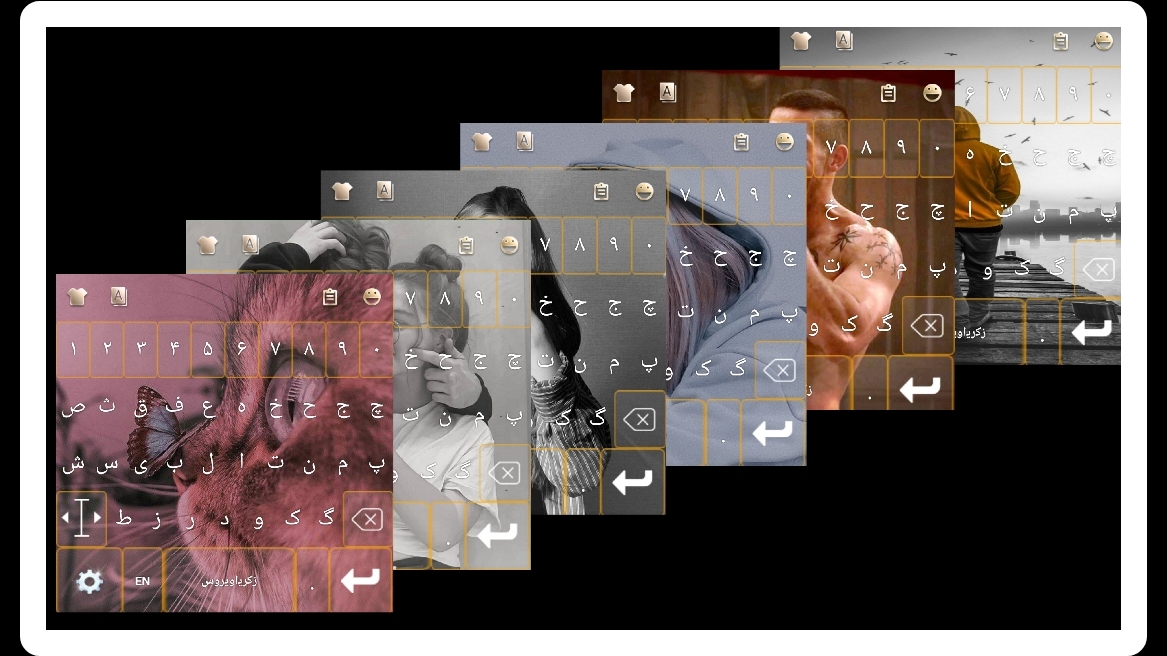 اسکرین شات 1 برنامه کیبورد فونت و زیبا نویس شاخ نویس