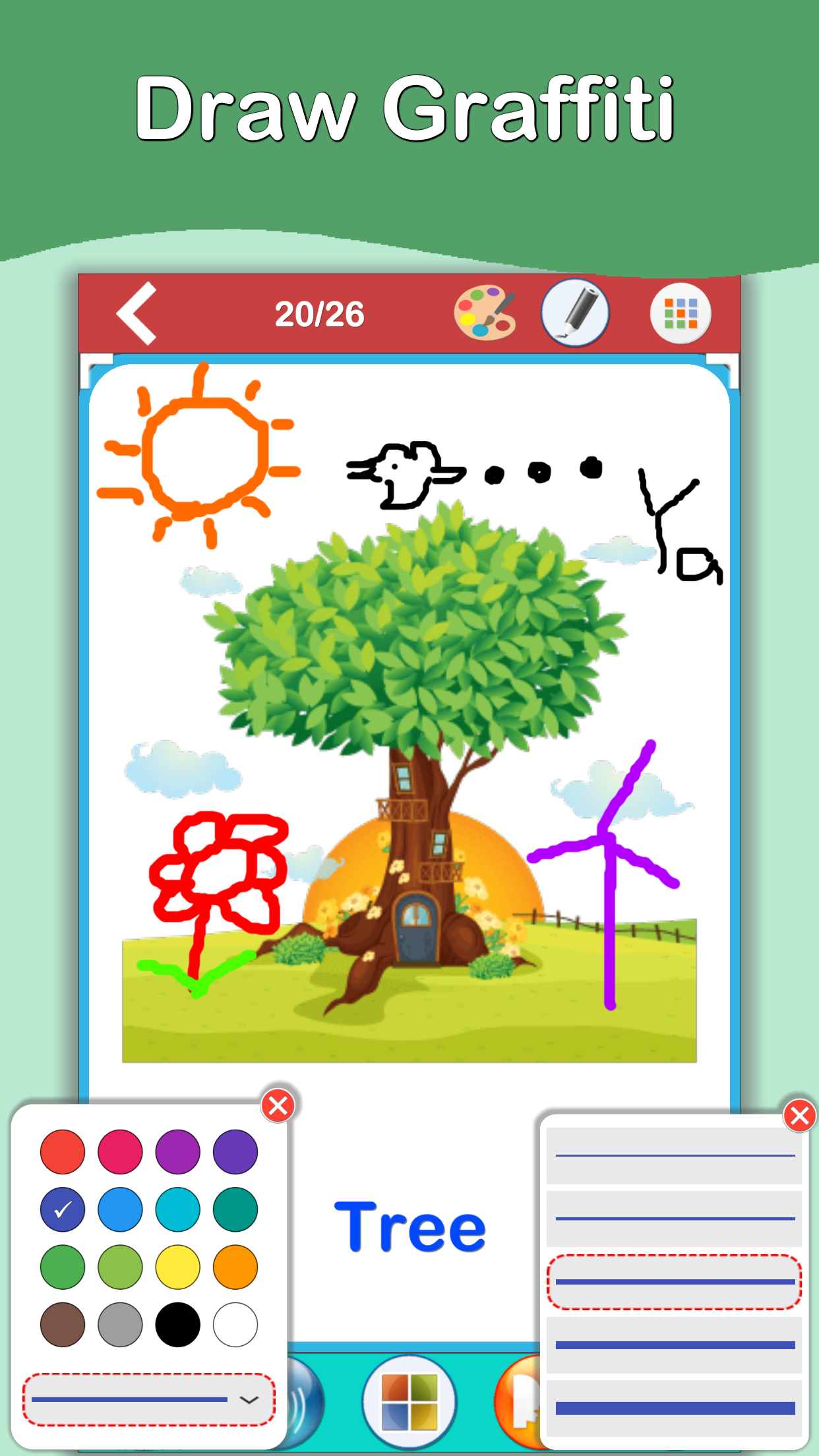 اسکرین شات 5 برنامه ABC Flashcards Games