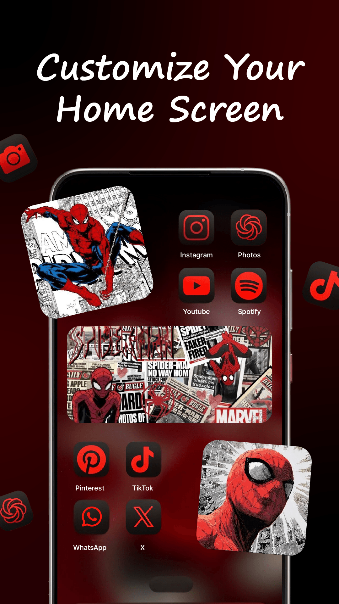 اسکرین شات 1 برنامه Themepack - Icons and Widgets