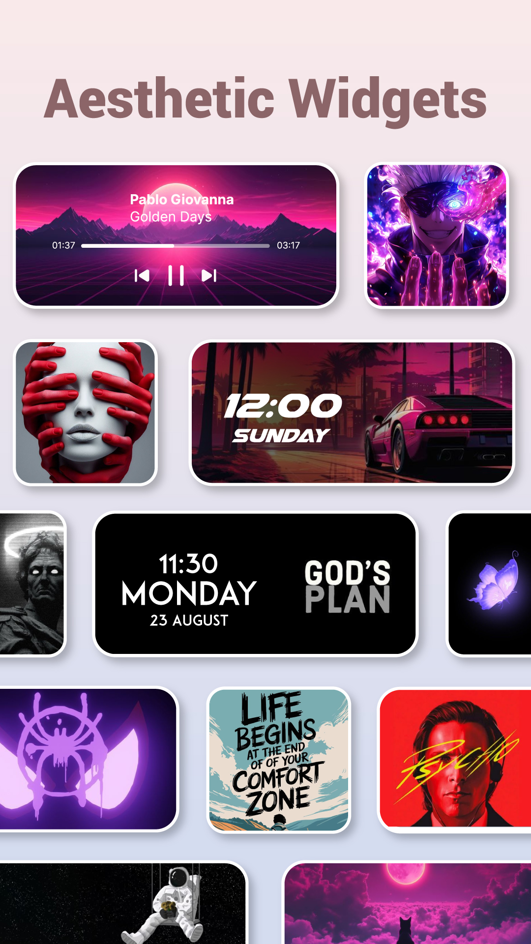 اسکرین شات 3 برنامه Themes: Widgets and Wallpapers