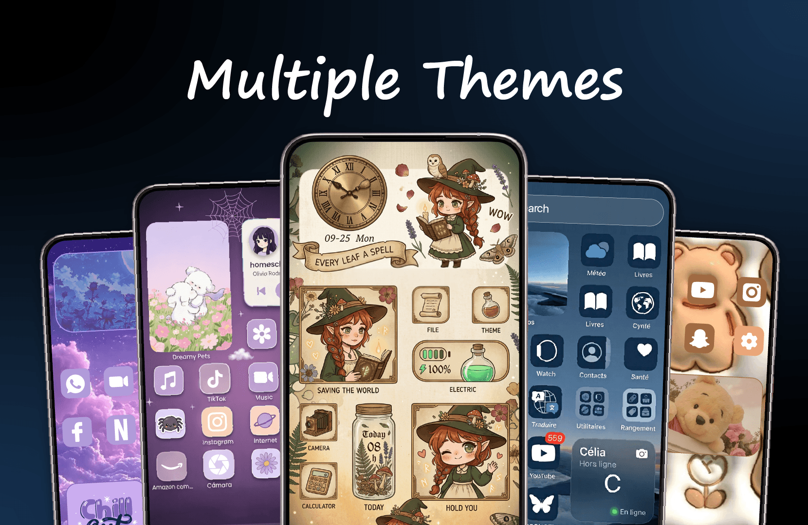 اسکرین شات 5 برنامه Themepack - Icons and Widgets