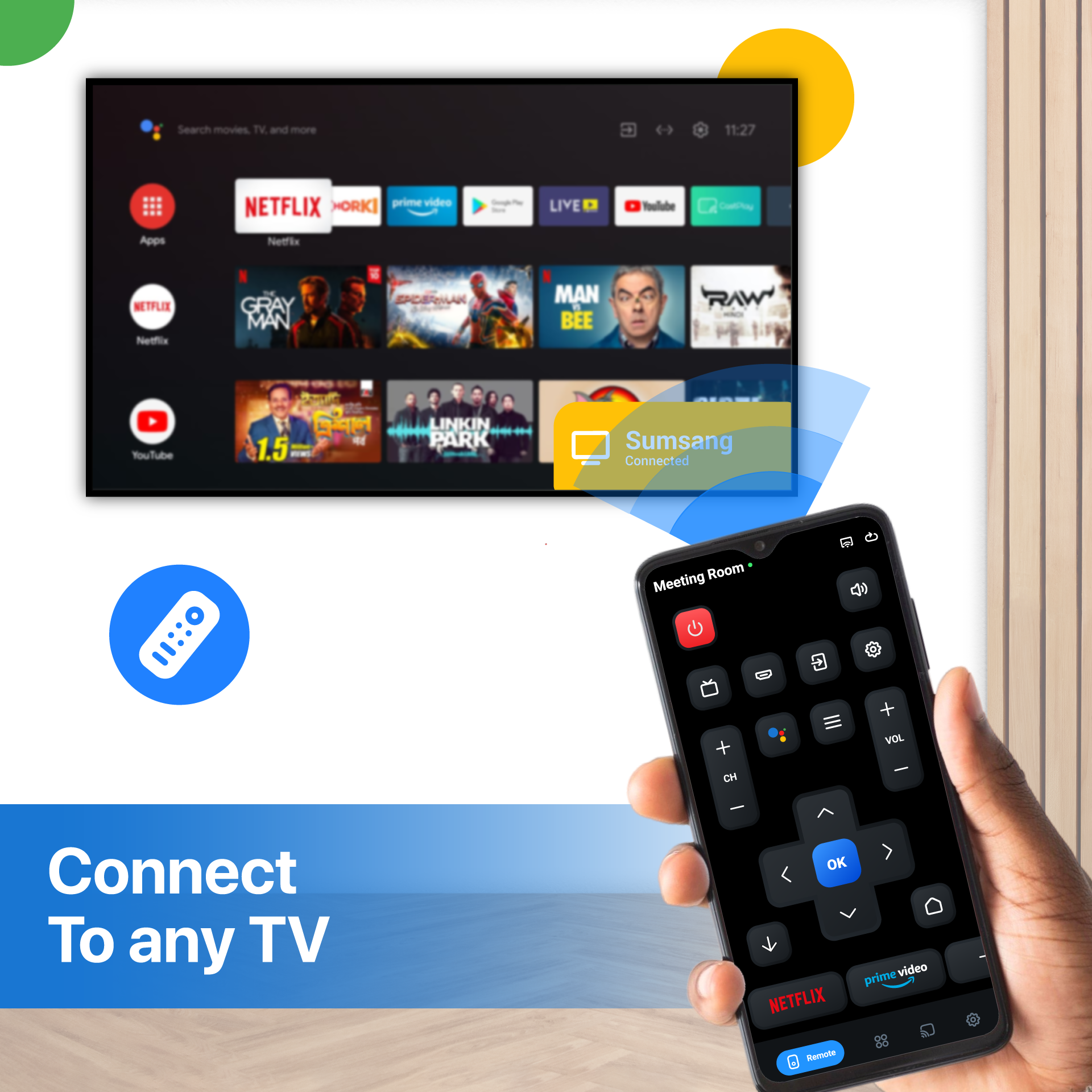 اسکرین شات 2 برنامه Universal TV Remote for All TV