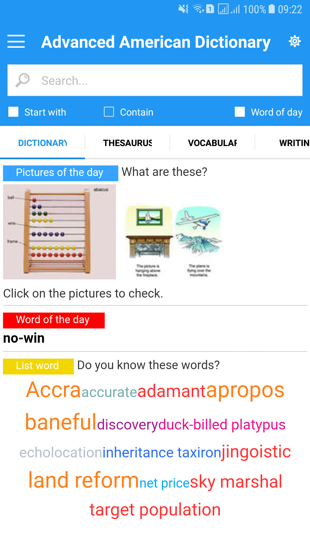 اسکرین شات 3 برنامه Advanced American Dictionary