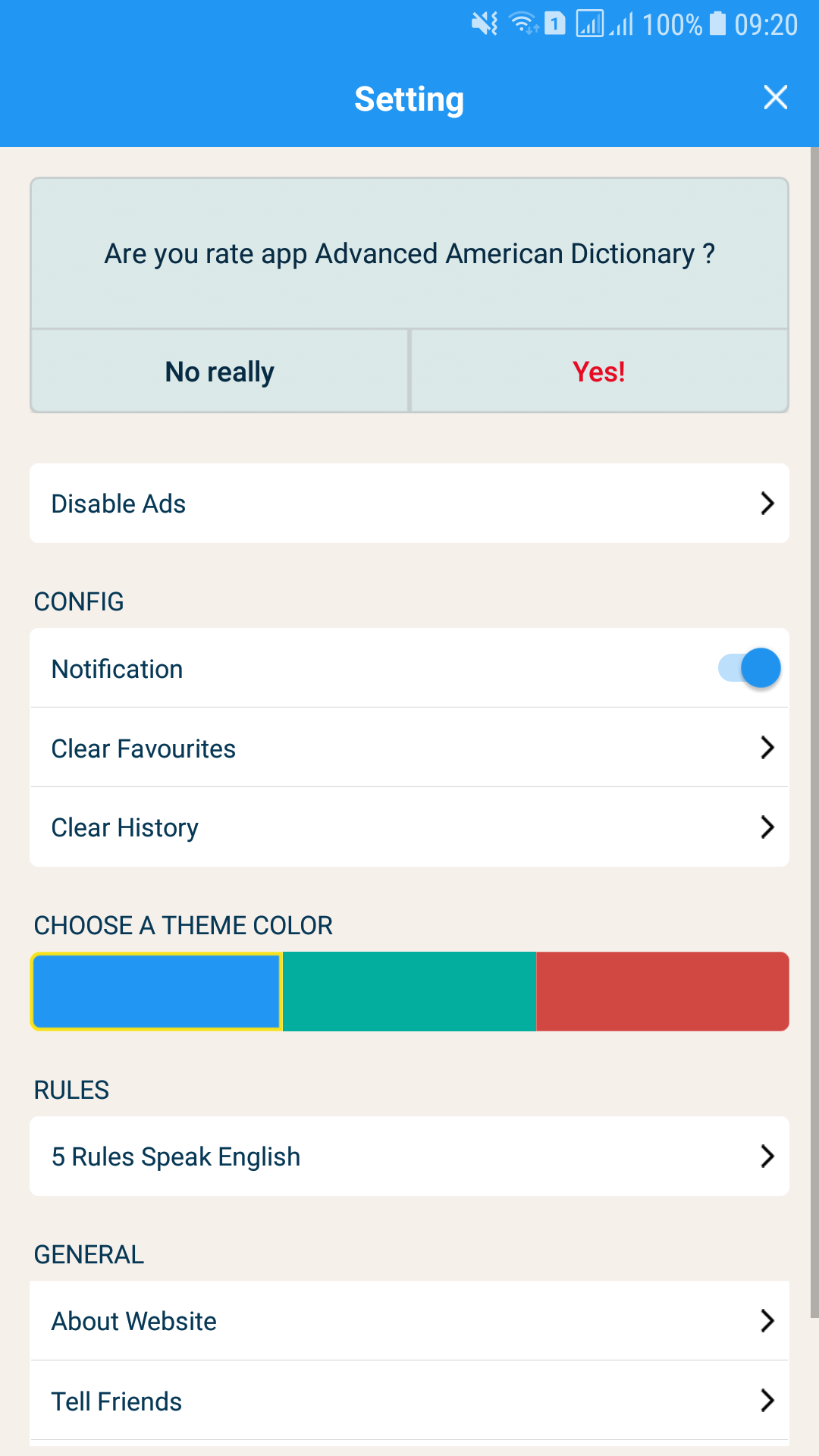 اسکرین شات 6 برنامه Advanced American Dictionary