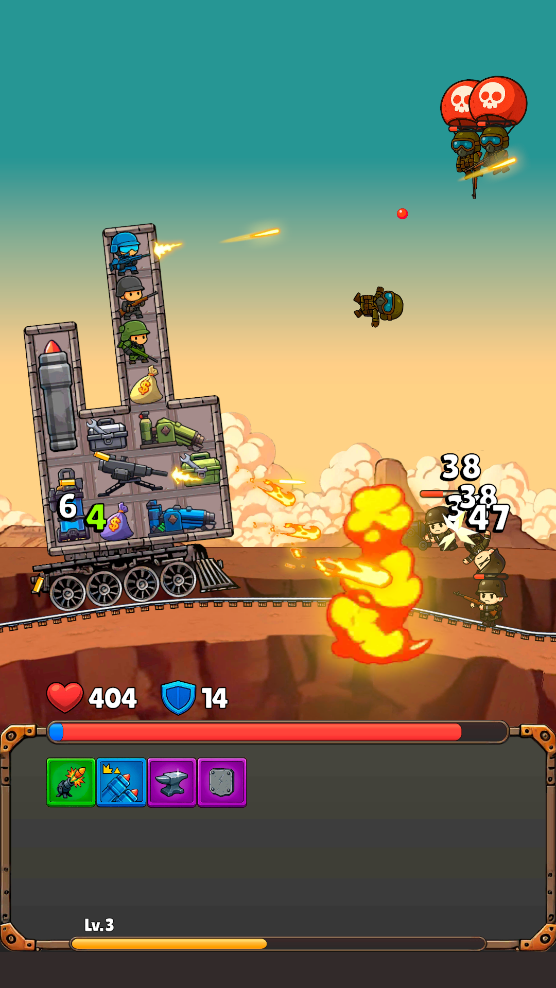 اسکرین شات 2 بازی Train Attack: Merge War