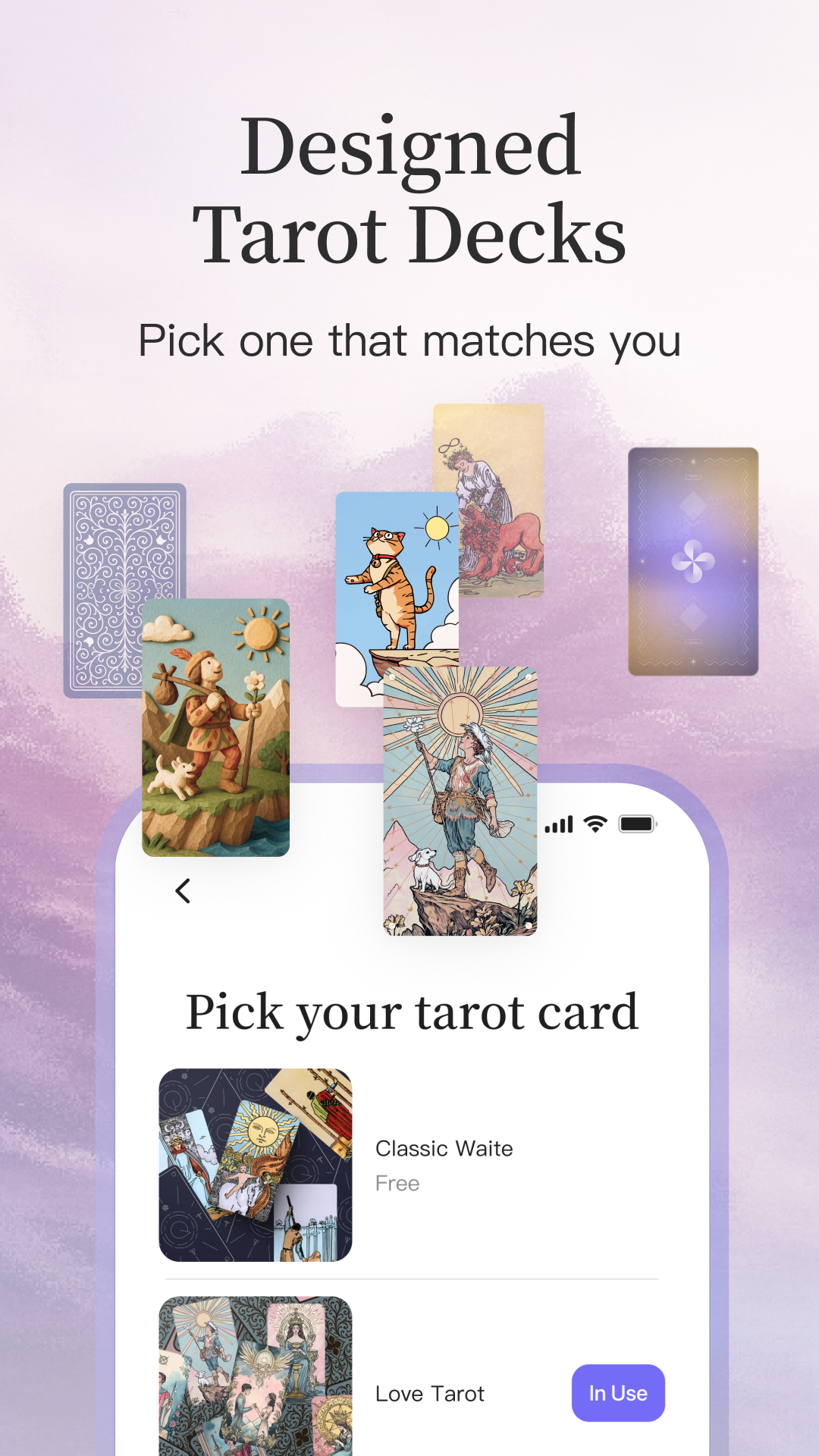 اسکرین شات 7 برنامه Quin: AI Tarot Reader