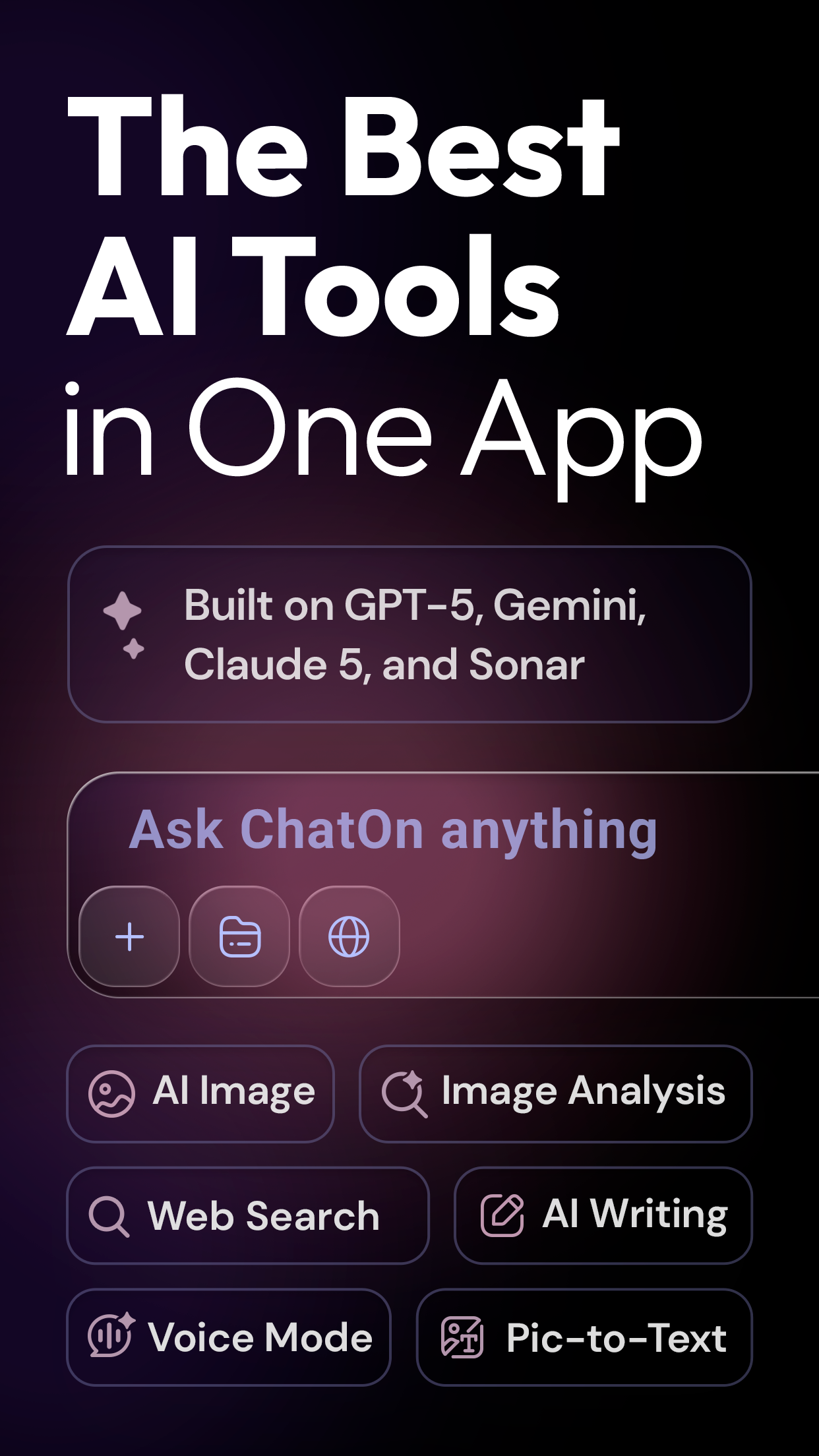 اسکرین شات 1 برنامه ChatOn - AI Chat Bot Assistant