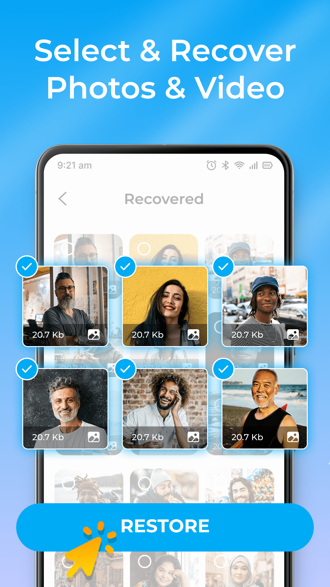 اسکرین شات 3 برنامه Recover Deleted Files Photo