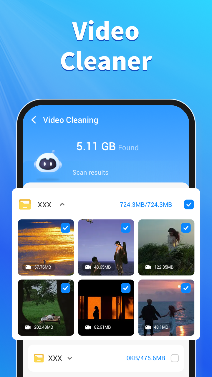 اسکرین شات 5 برنامه Phone Junk Cleaner, Junk Scan