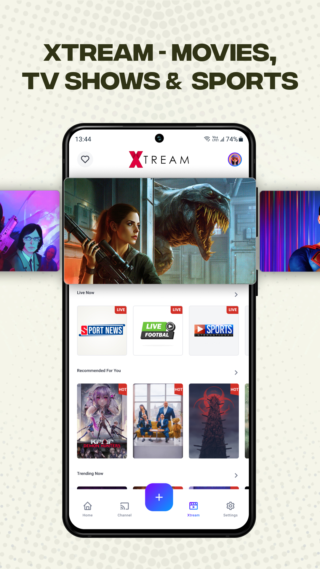 اسکرین شات 3 برنامه IPTV Player - Smart Live TV