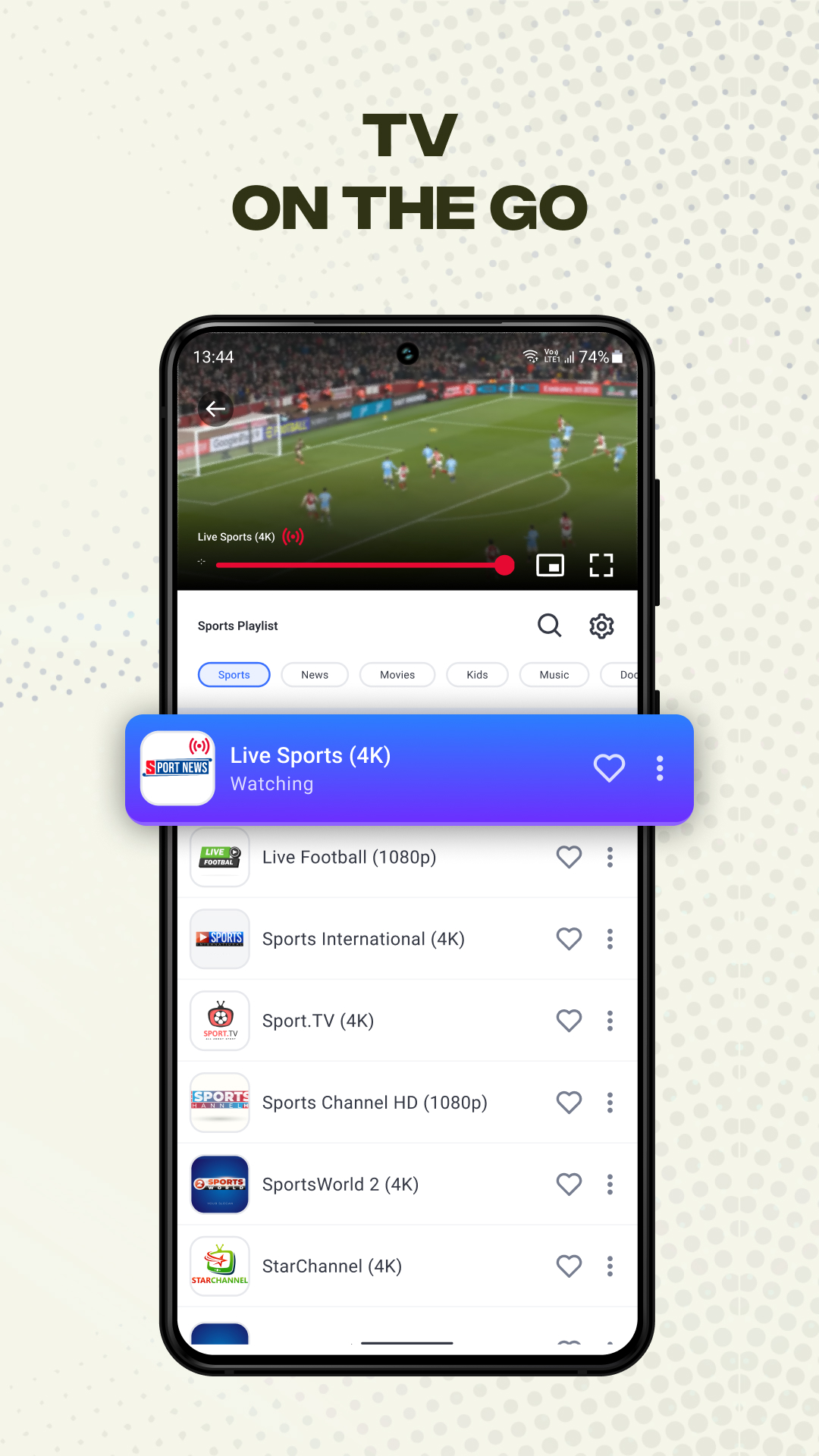 اسکرین شات 5 برنامه IPTV Player - Smart Live TV