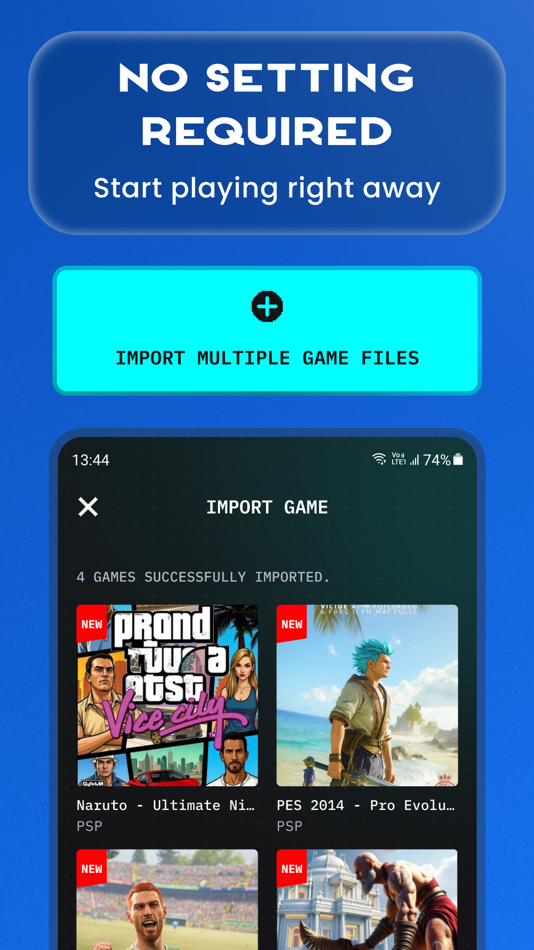 اسکرین شات 5 برنامه Game Emulator: Console Gaming