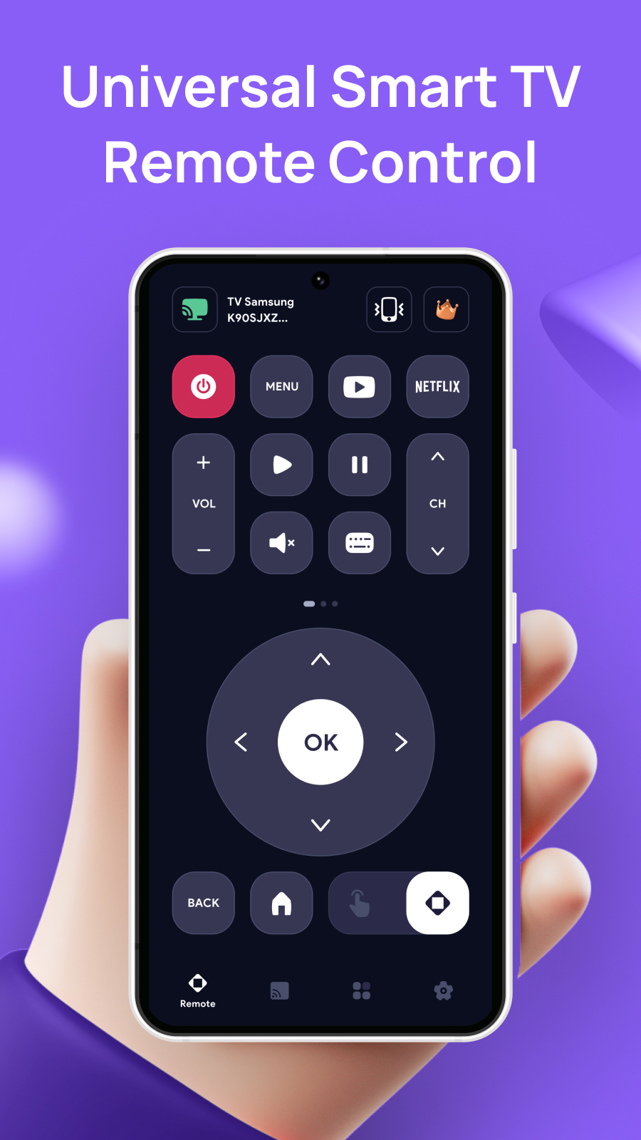 اسکرین شات 1 برنامه Universal TV Remote Controller
