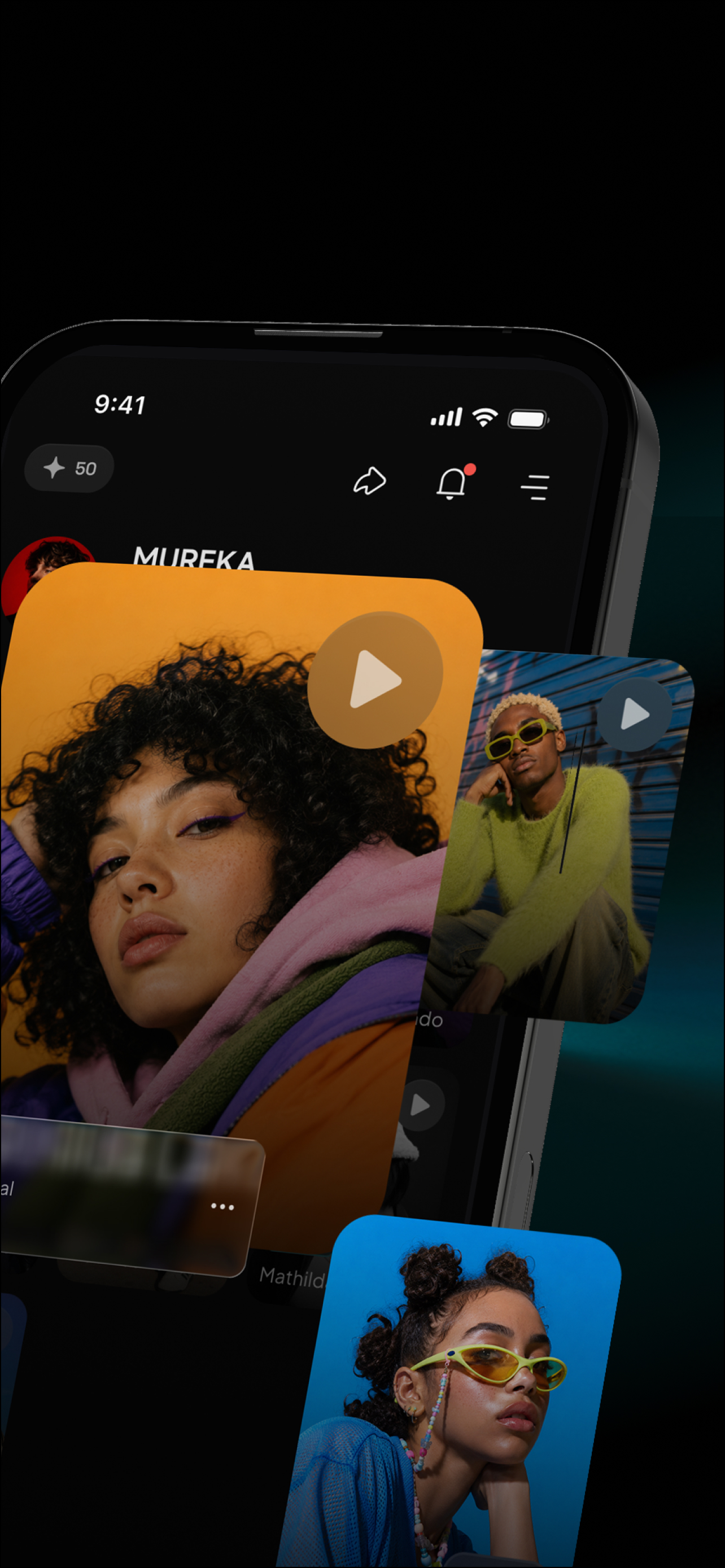 اسکرین شات 2 برنامه Mureka: AI Radio & Music Maker