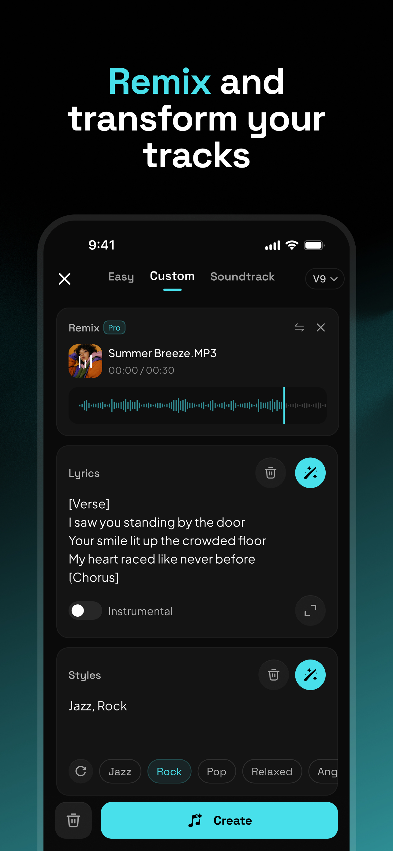 اسکرین شات 4 برنامه Mureka: AI Radio & Music Maker