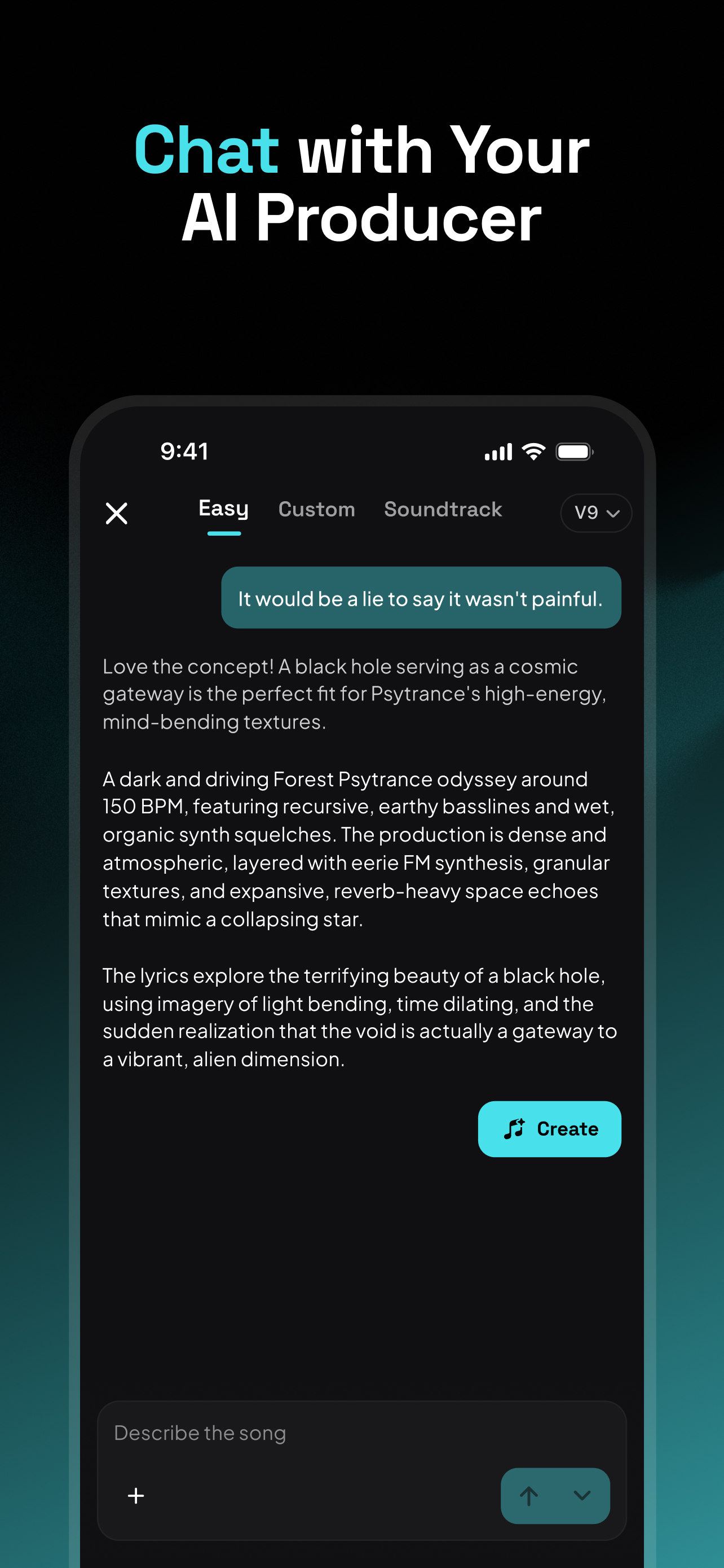 اسکرین شات 3 برنامه Mureka: AI Radio & Music Maker