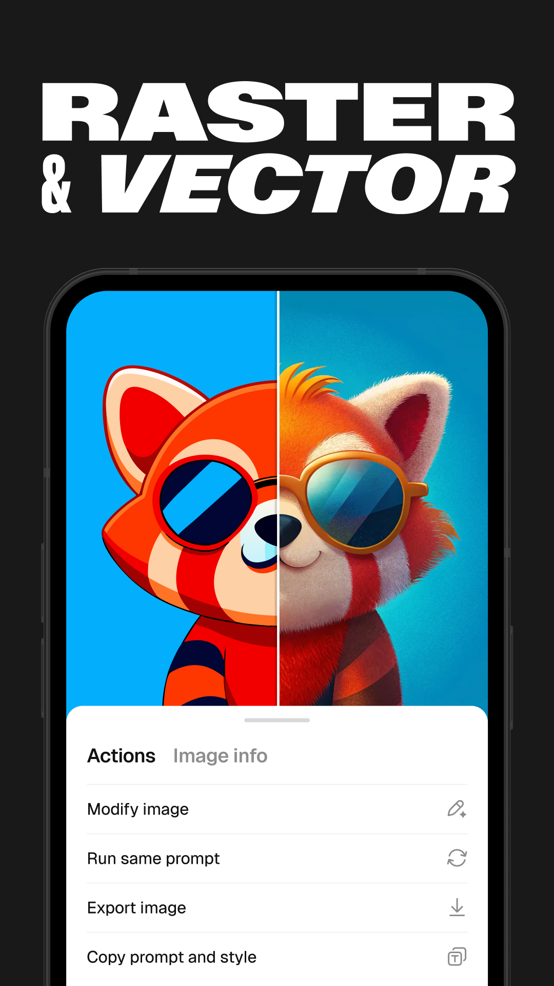 اسکرین شات 4 برنامه Recraft: AI Images and Videos