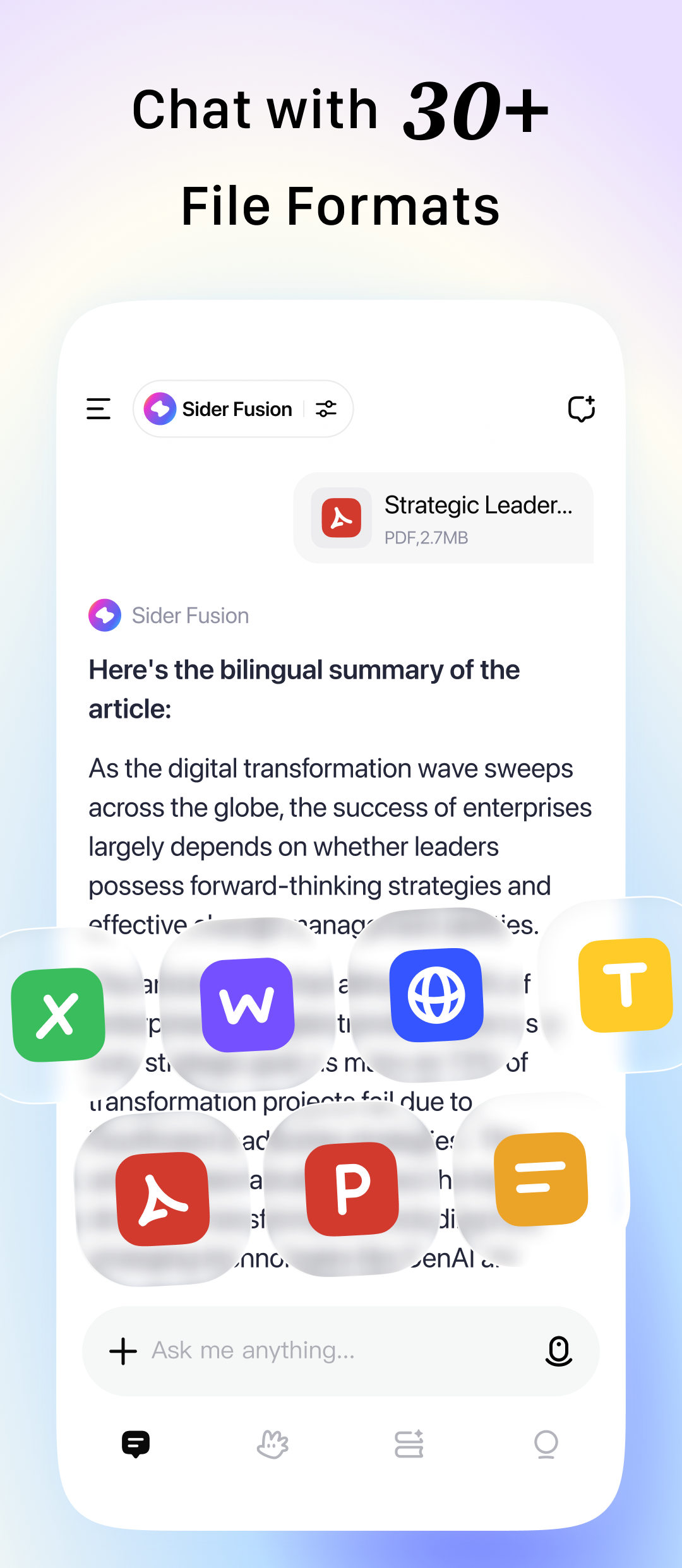 اسکرین شات 8 برنامه Sider: Chat & Work with All AI