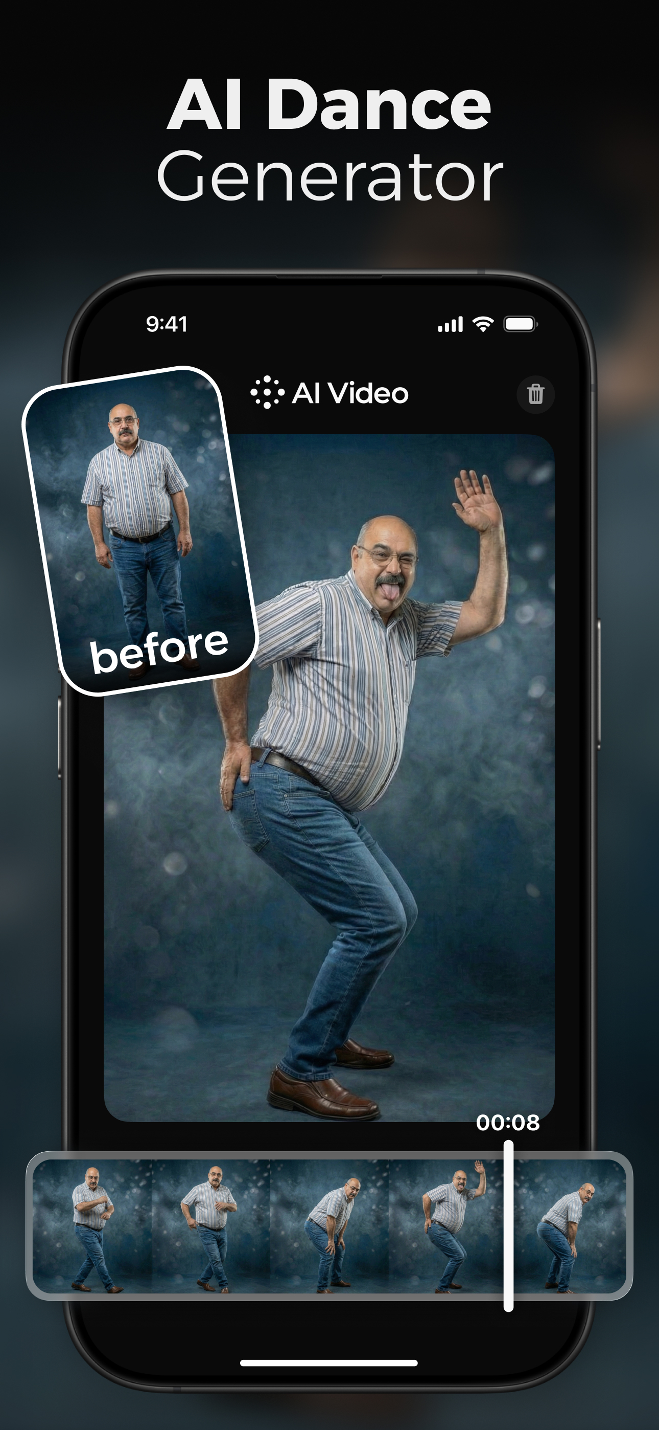 اسکرین شات 2 برنامه AI Video - AI Video Generator