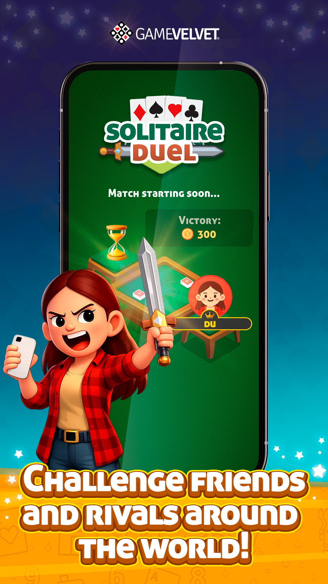 اسکرین شات 3 بازی Solitaire Duel: Klondike