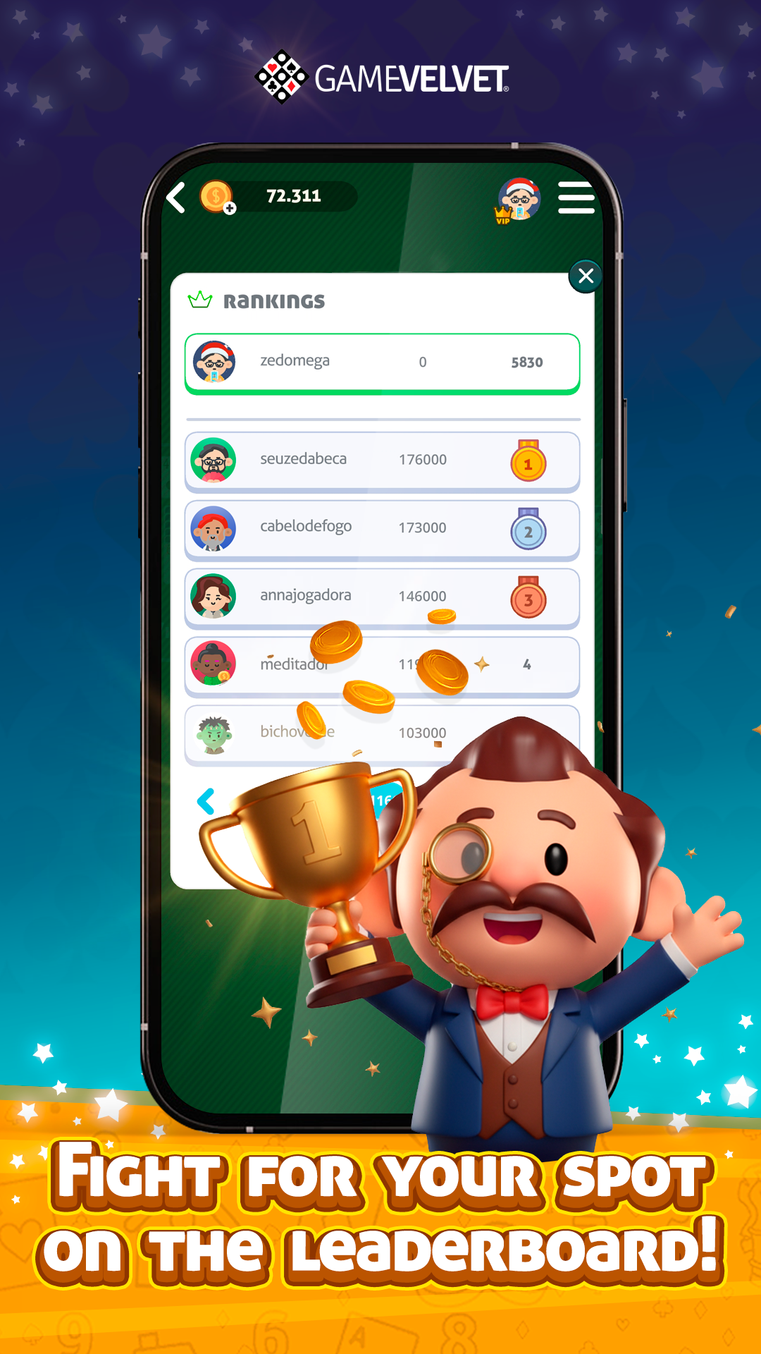 اسکرین شات 6 بازی Solitaire Duel: Klondike