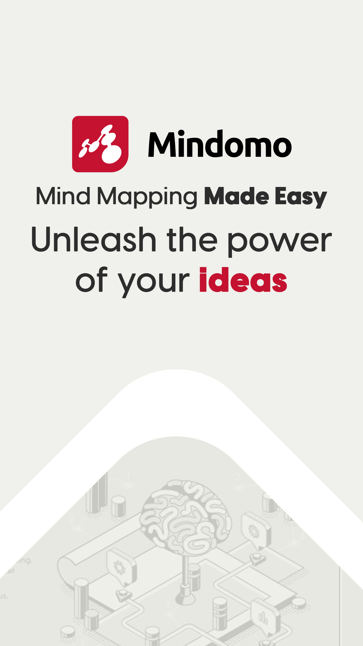 اسکرین شات 1 برنامه Mind Map Maker - Mindomo