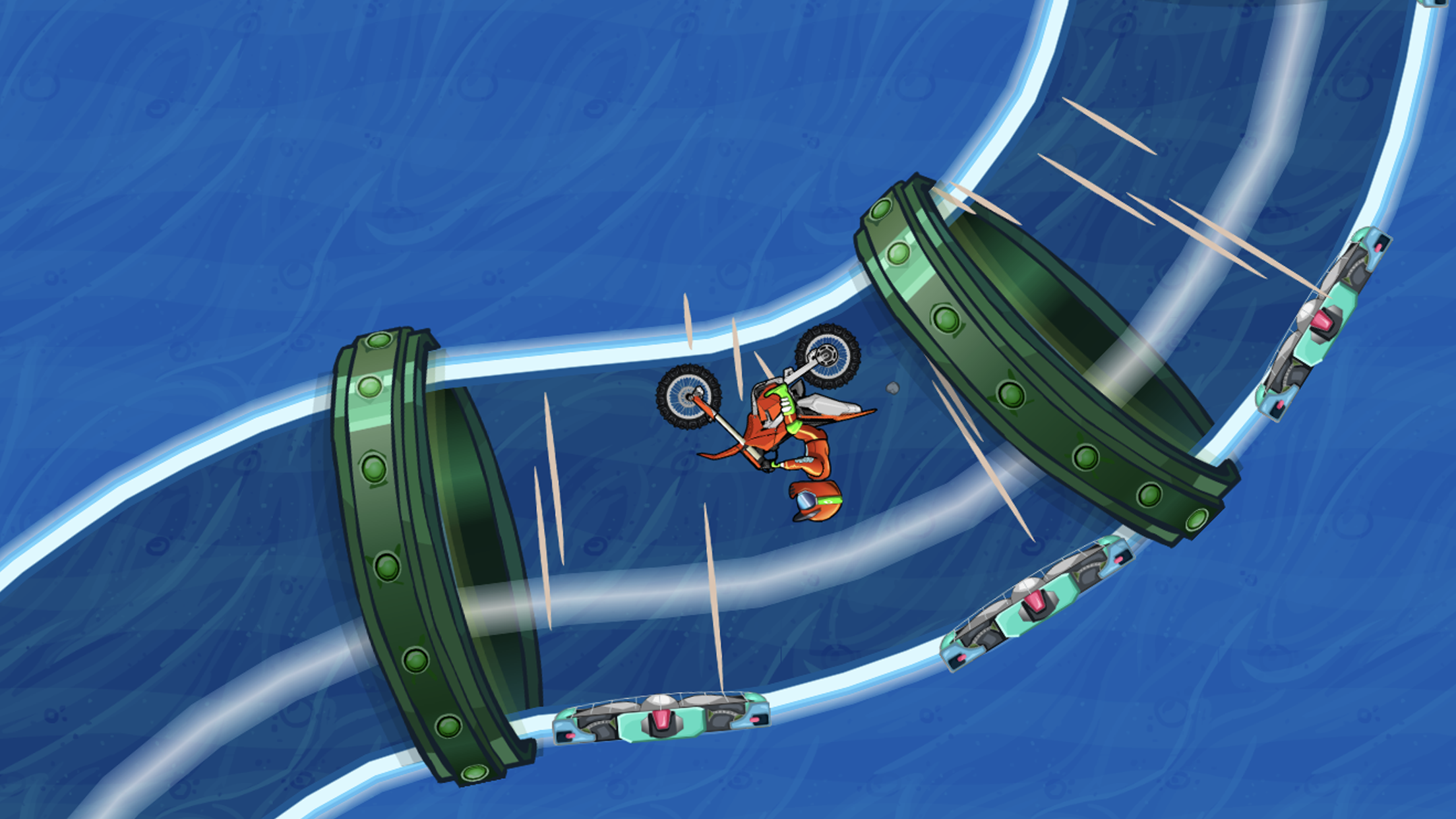 اسکرین شات 3 بازی Moto X3M Bike Race Game