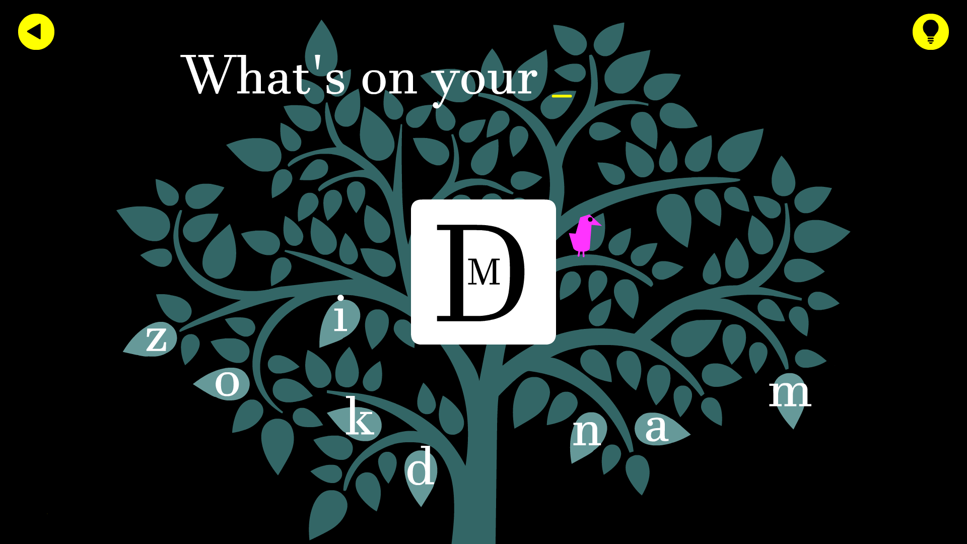 اسکرین شات 2 بازی Words for a bird