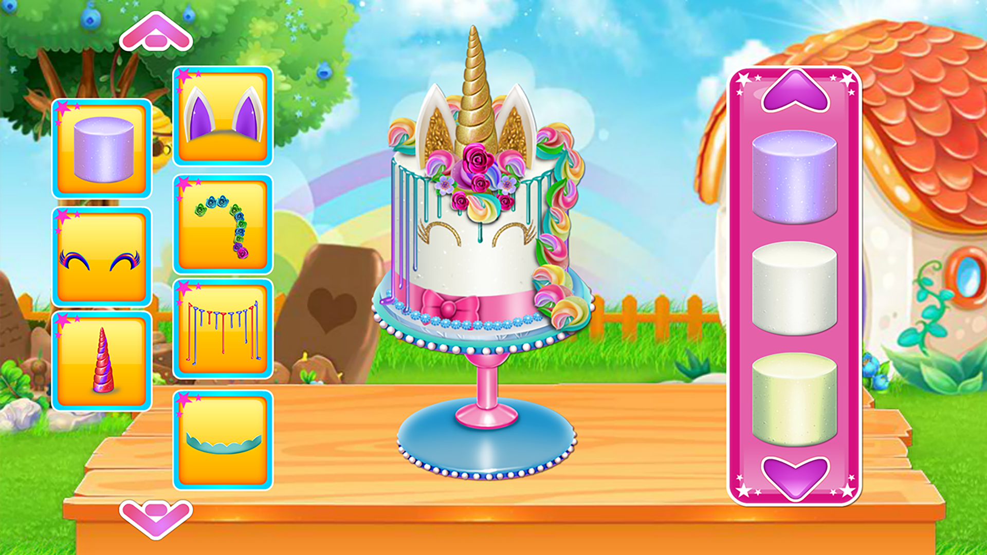 اسکرین شات 6 بازی Unicorn Cake Cooking