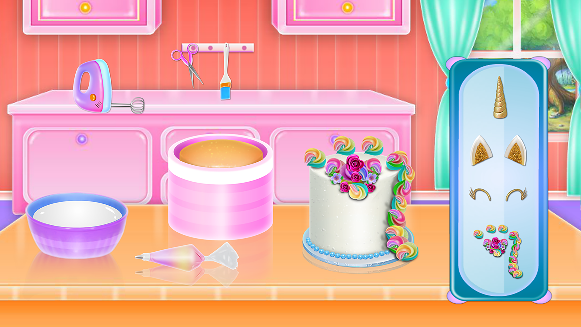 اسکرین شات 5 بازی Unicorn Cake Cooking